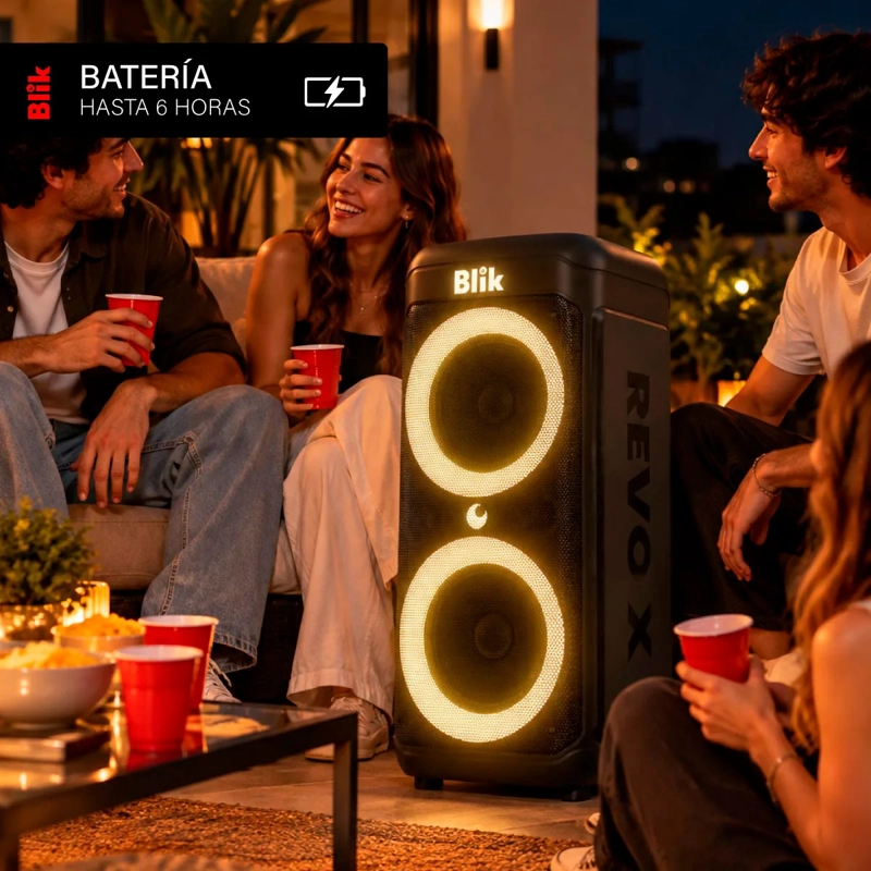 PARLANTE KARAOKE BLIK REVO X BLUETOOTH - 5