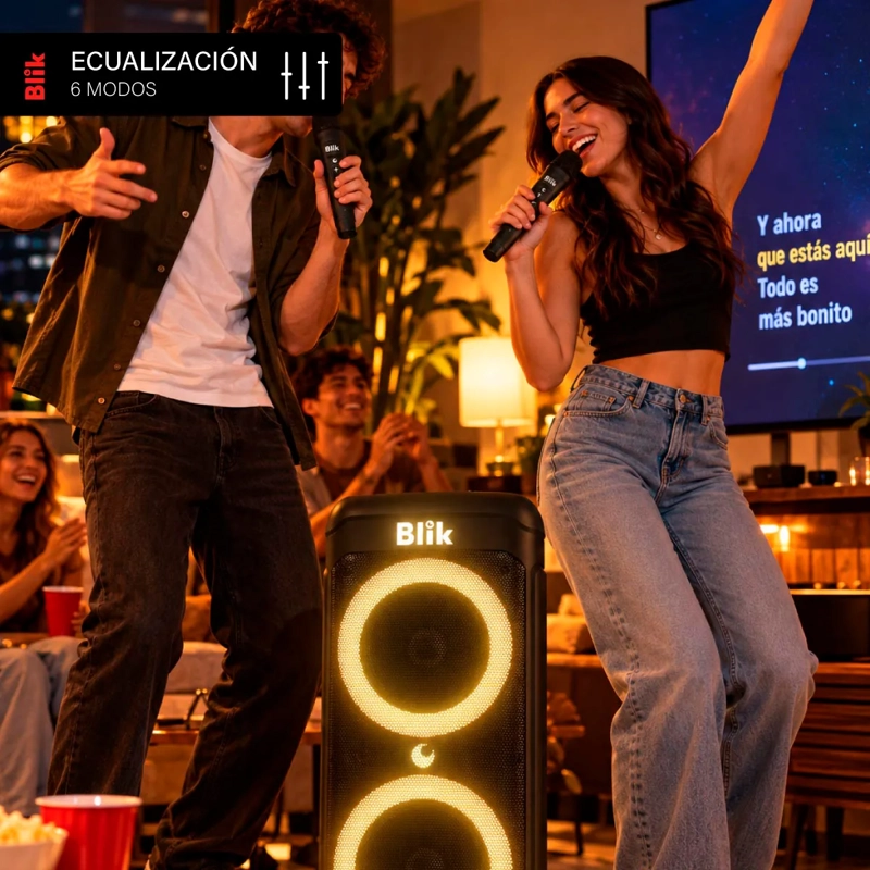 PARLANTE KARAOKE BLIK REVO X BLUETOOTH - 6