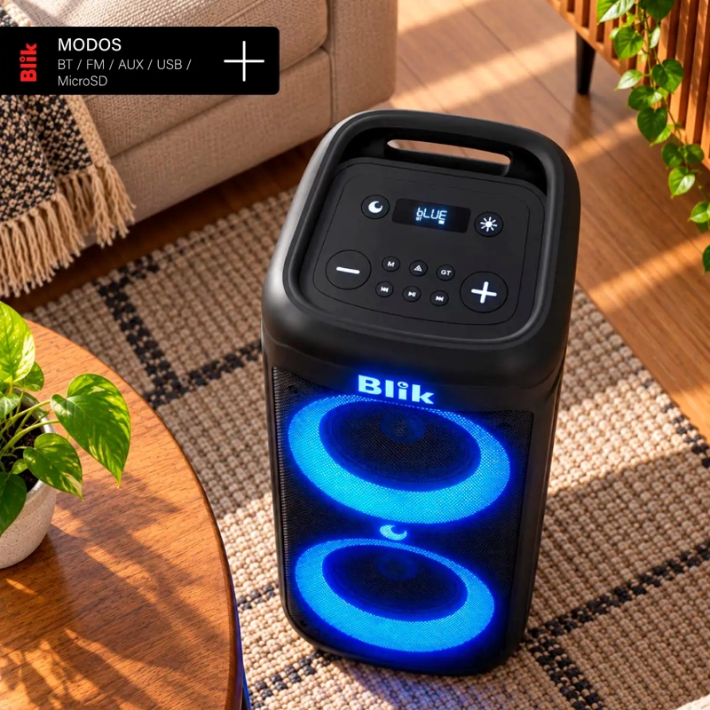 PARLANTE KARAOKE BLIK REVO X BLUETOOTH - 7