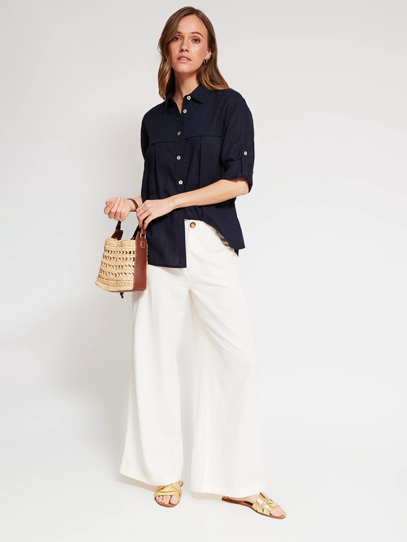 BLUSA MUJER REGATTA LINO MANGA 3/4 - 4