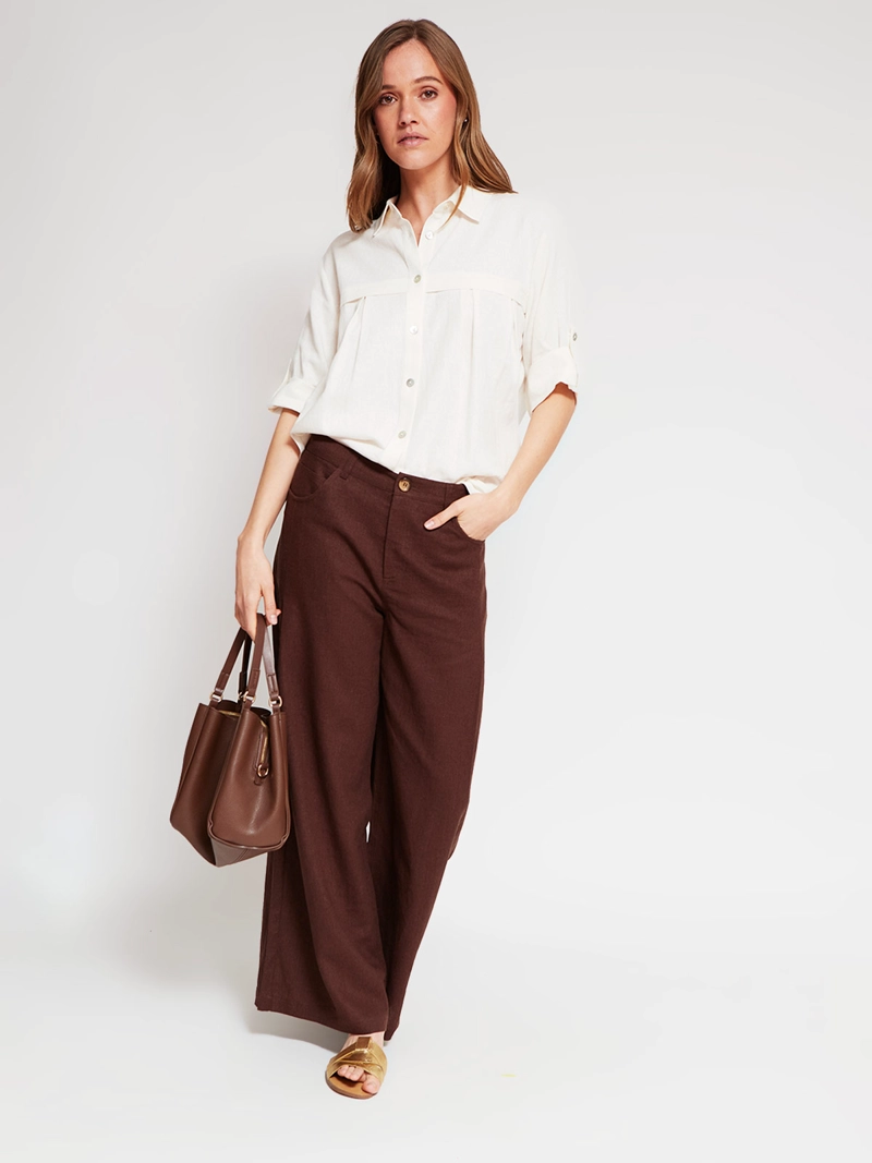 BLUSA MUJER REGATTA LINO MANGA 3/4 - 4