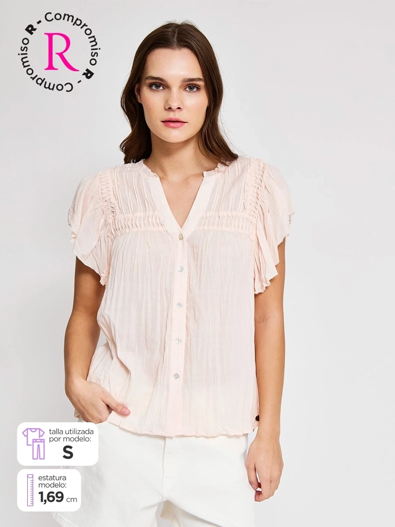 BLUSA MUJER PEPE JEANS ALGODÓN VUELO
