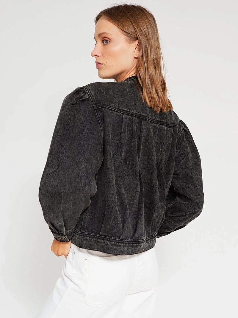 CHAQUETA MUJER TATIENNE ALGODÓN DENIM - 3