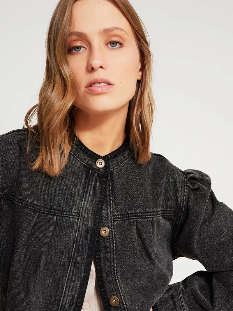 CHAQUETA MUJER TATIENNE ALGODÓN DENIM - 4