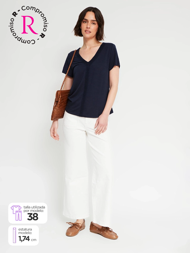 JEANS MUJER REGATTA ALGODÓN BOLSILLOS - 1