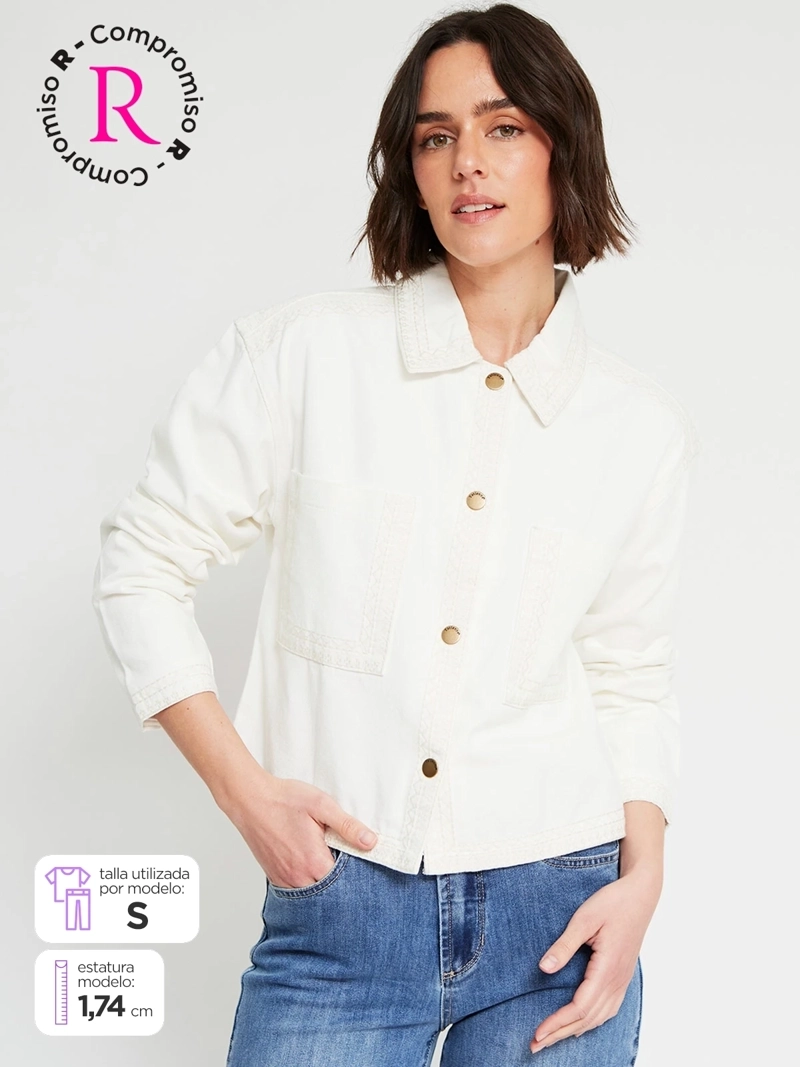 CHAQUETA MUJER TATIENNE ALGODÓN DENIM
