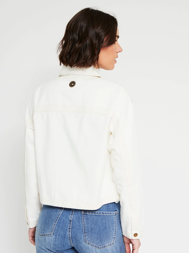 CHAQUETA MUJER TATIENNE ALGODÓN DENIM - 2