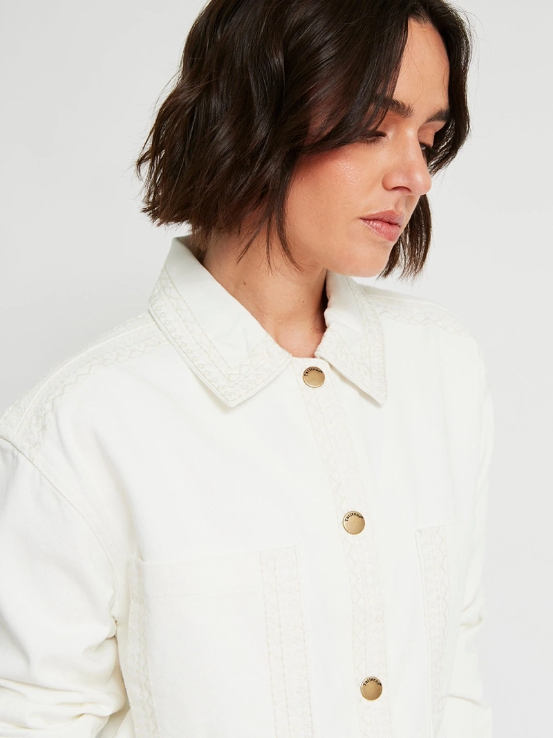 CHAQUETA MUJER TATIENNE ALGODÓN DENIM - 3