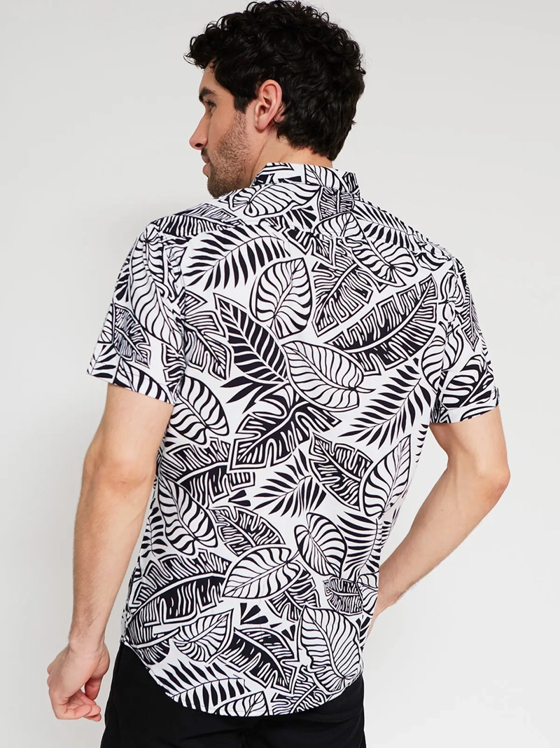 CAMISA HOMBRE CLOUDBREAK ALGODÓN MANGA CORTA PRINT - 2