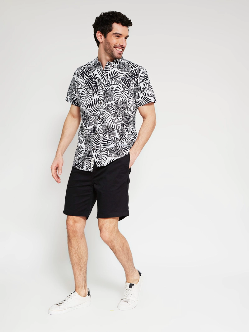 CAMISA HOMBRE CLOUDBREAK ALGODÓN MANGA CORTA PRINT - 4