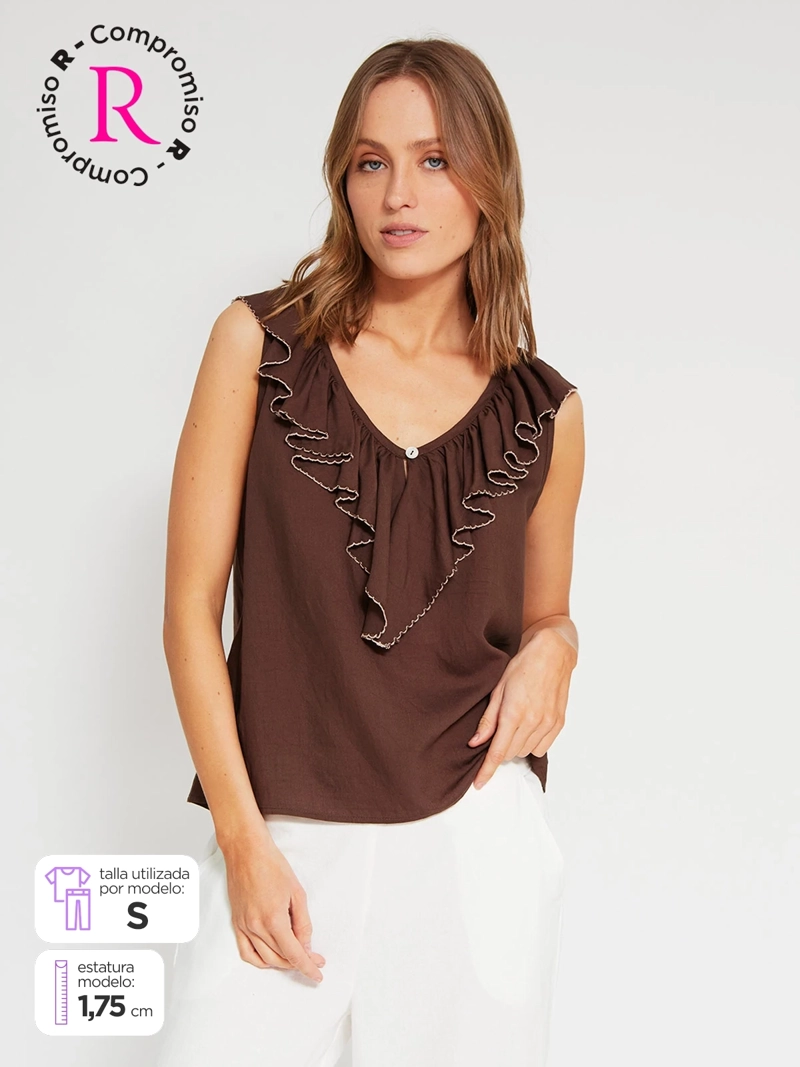 BLUSA MUJER TATIENNE MANGA CORTA