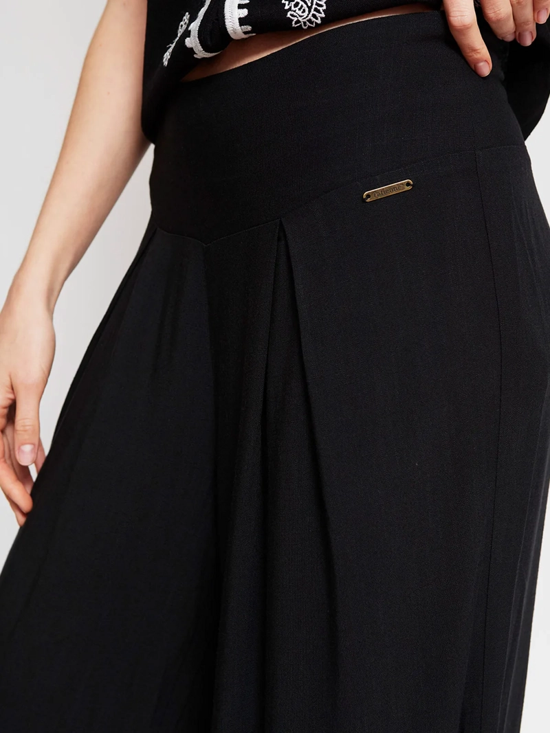 PANTALÓN MUJER TATIENNE PALAZZO LISO - 4