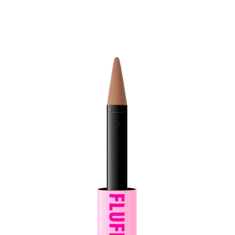 DELINEADOR DE CEJAS NYX FLUFF N SNATCH POWDER PEN 01 ASH BLONDE - 3