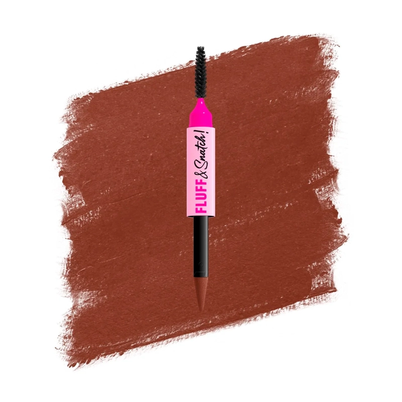 DELINEADOR DE CEJAS NYX FLUFF N SNATCH POWDER PEN 04 RICH AUBURN - 6