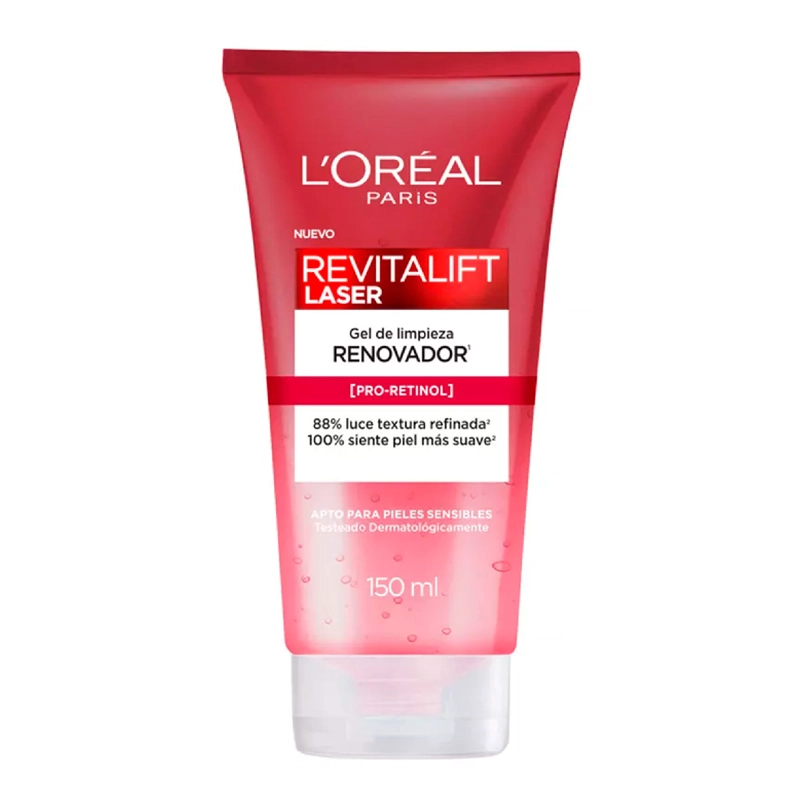 LIMPIADOR FACIAL LOREAL GEL RENOVADOR LASER X3 150ML - 1