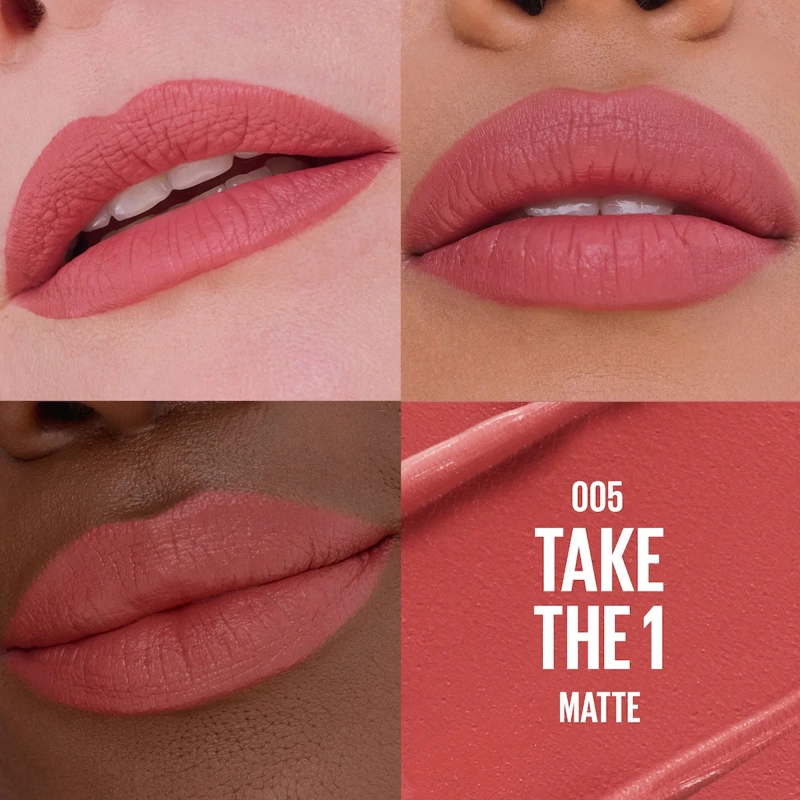 LABIAL HIDRATANTE MAYBELLINE SERUM LIPSTICK MATTE 005 - 5