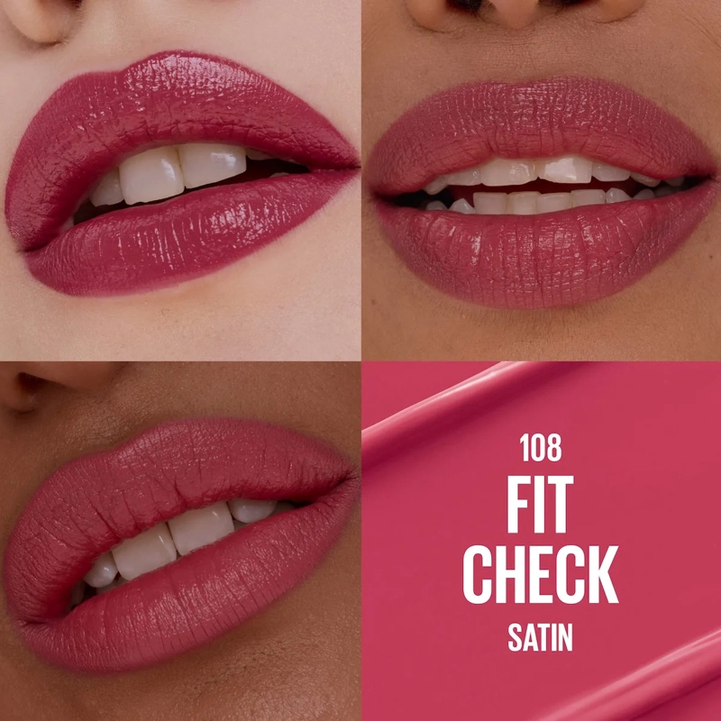 LABIAL HIDRATANTE MAYBELLINE SERUM LIPSTICK SATIN 108 - 5