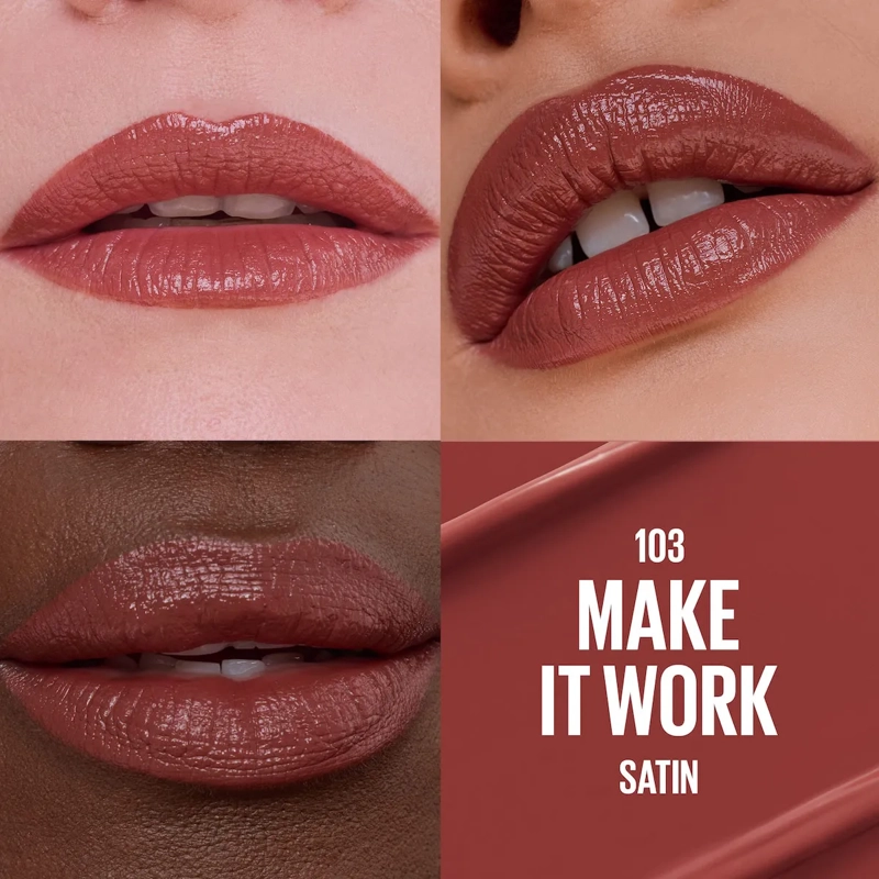 LABIAL HIDRATANTE MAYBELLINE SERUM LIPSTICK 103 - 5