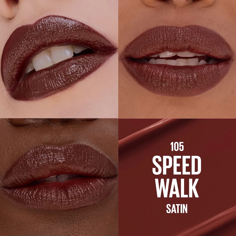 LABIAL HIDRATANTE MAYBELLINE SERUM LIPSTICK 105 - 5