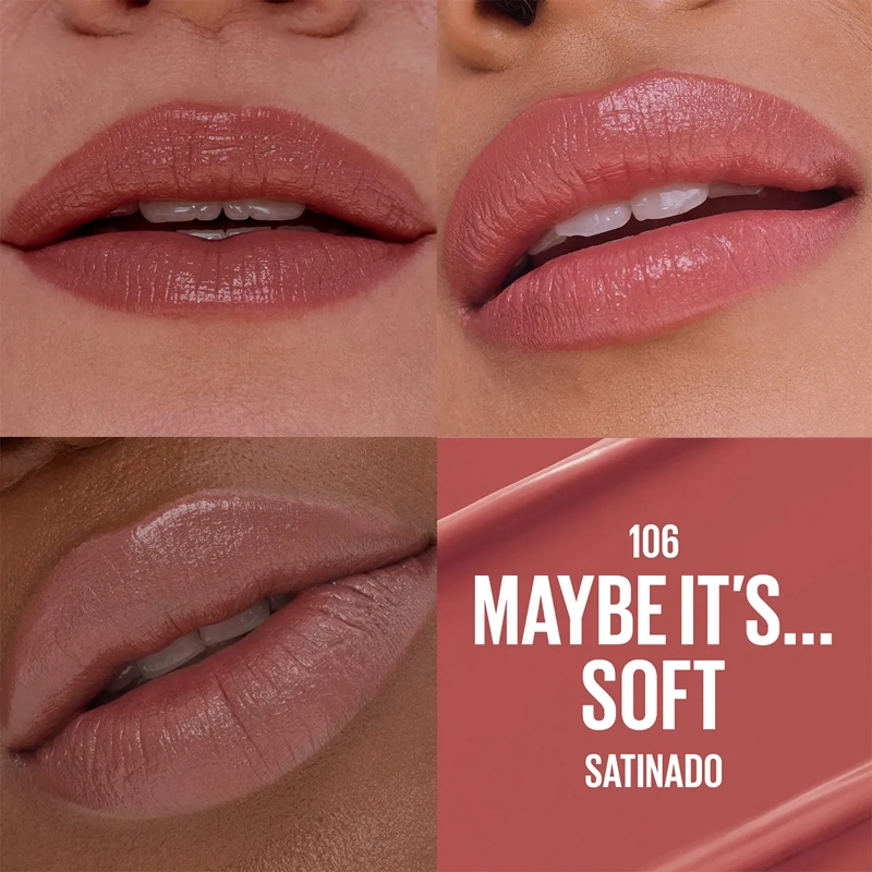 LABIAL HIDRATANTE MAYBELLINE SERUM LIPSTICK 106 - 5