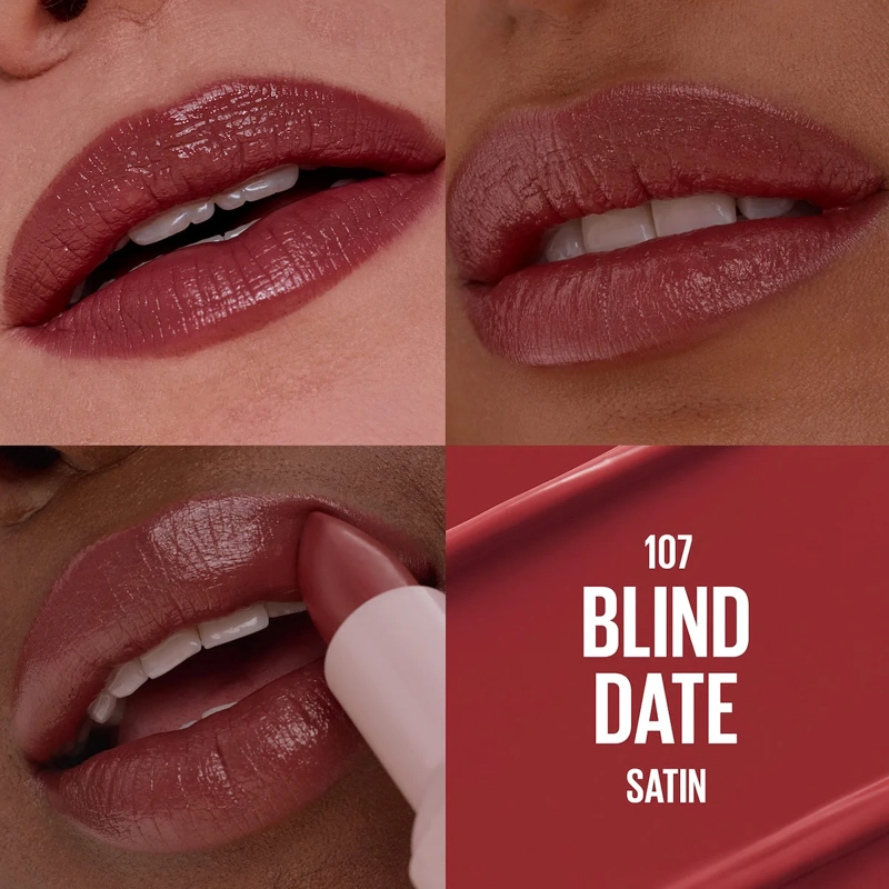 LABIAL HIDRATANTE MAYBELLINE SERUM LIPSTICK 107 - 5