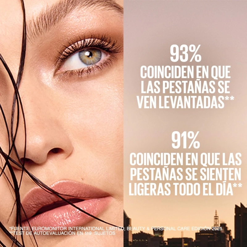 MÁSCARA DE PESTAÑAS MAYBELLINE LASH SENSATIONAL VERY BLACK WHS - 6