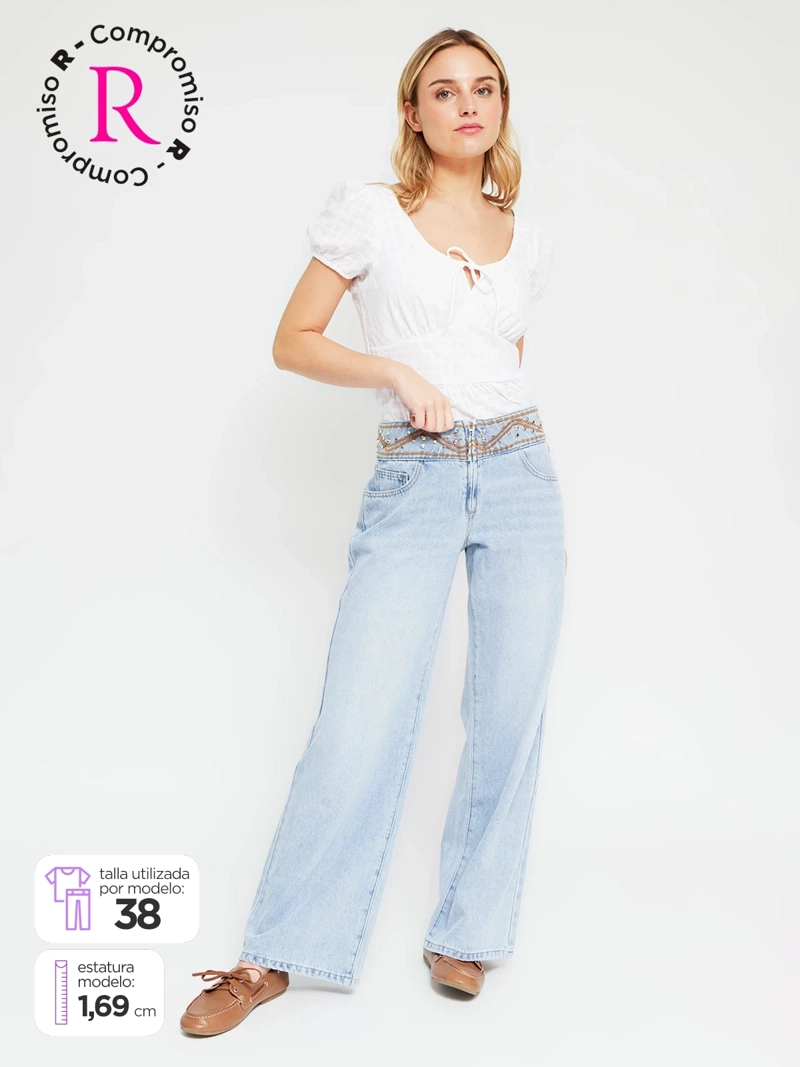 JEANS MUJER INDEX ALGODÓN  - 1