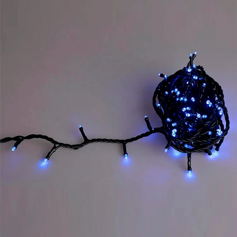 LUCES NAVIDEÑAS RIPLEY HOME 100 LUCES LED FUNCIONES AZULES - 2
