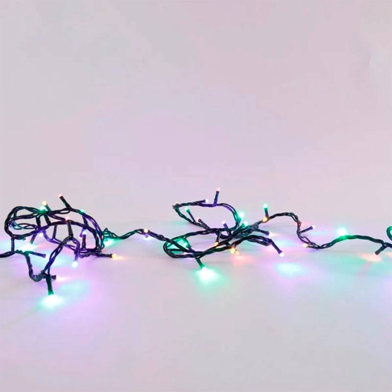 LUCES NAVIDEÑAS RIPLEY HOME 100 LUCES LED FUNCIONES MULTICOLOR - 1