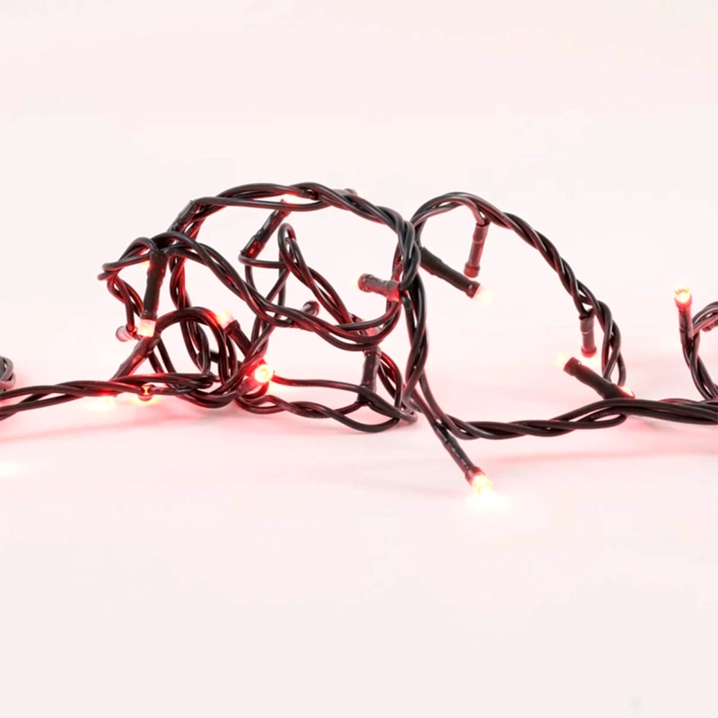 LUCES NAVIDEÑAS RIPLEY HOME 100 LUCES LED FUNCIONES ROJAS - 2