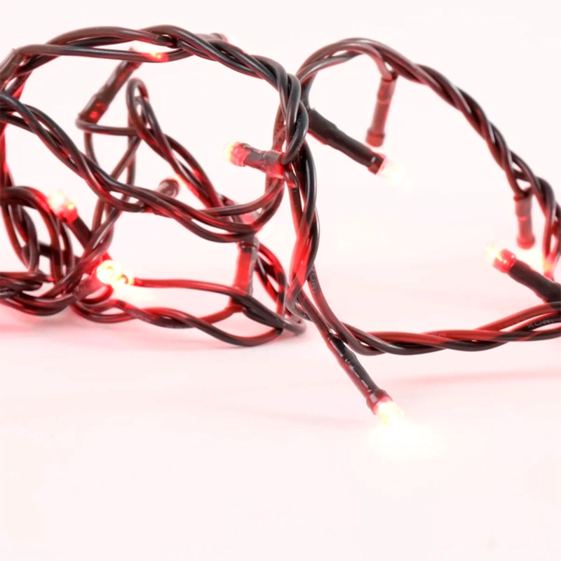 LUCES NAVIDEÑAS RIPLEY HOME 100 LUCES LED FUNCIONES ROJAS - 3