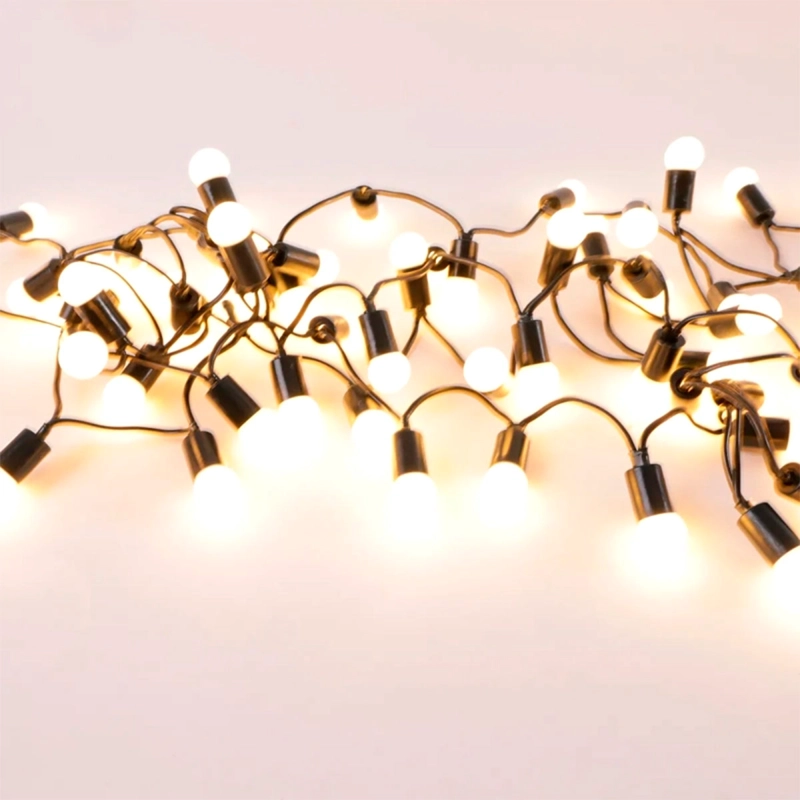 LUCES NAVIDEÑAS RIPLEY HOME 100 LUCES PERLAS BLANCO - 3