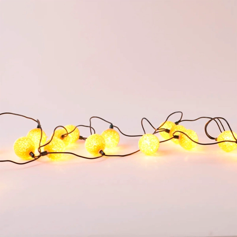 LUCES NAVIDEÑAS RIPLEY HOME 20 LUCES ESFERAS DORADO - 1