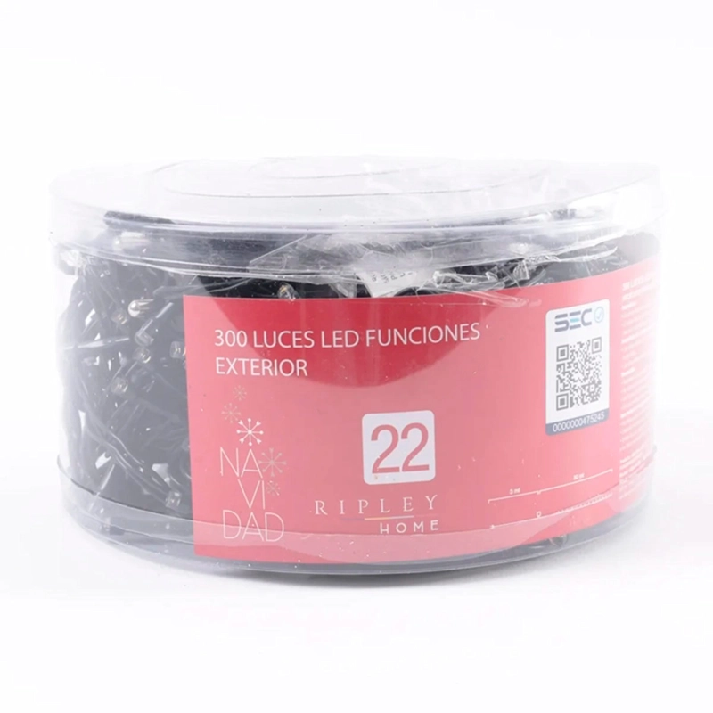 LUCES NAVIDEÑAS RIPLEY HOME 300 LUCES LED FUNCIONES EXTERIOR - 1