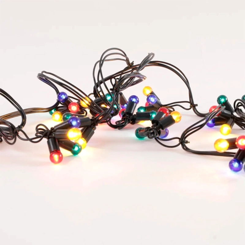 LUCES NAVIDEÑAS RIPLEY HOME 80 LUCES PERLAS FUNCIONES RACIMO COLORES - 1