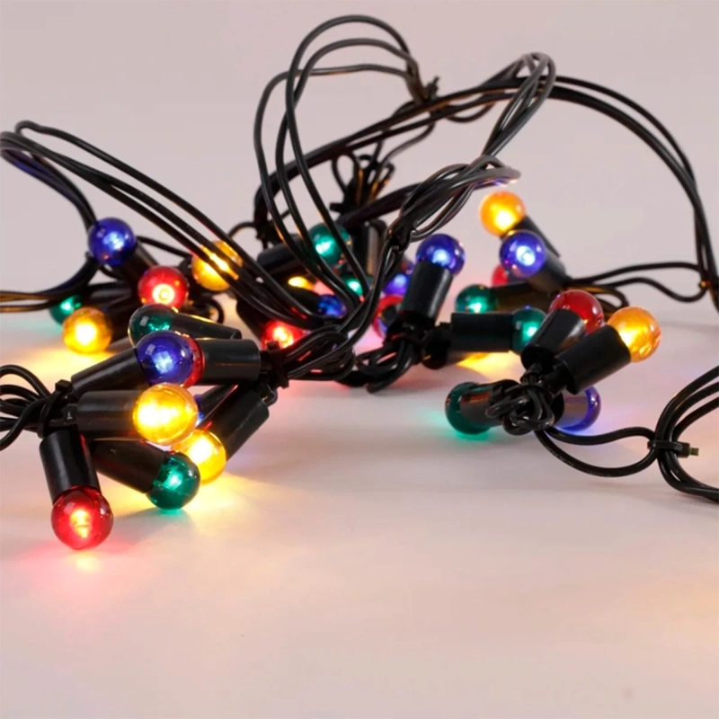 LUCES NAVIDEÑAS RIPLEY HOME 80 LUCES PERLAS FUNCIONES RACIMO COLORES - 2