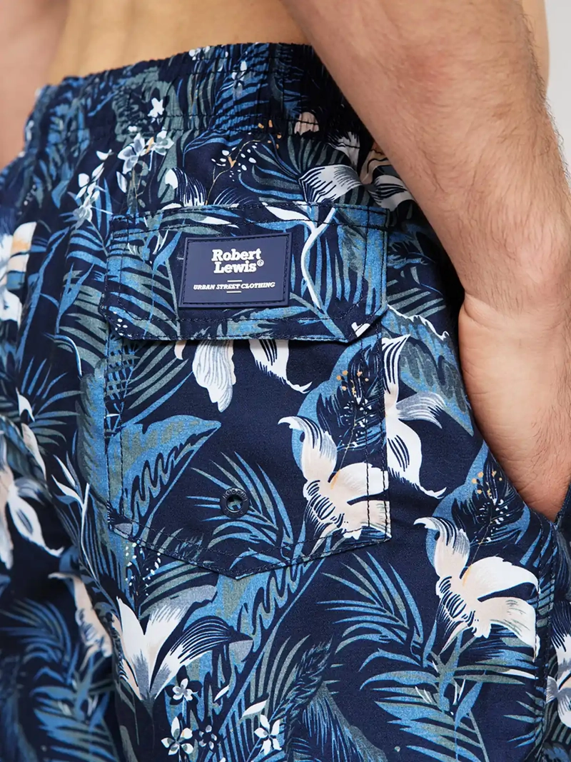 TRAJE DE BAÑO HOMBRE ROBERT LEWIS ESTAMPADO - 4