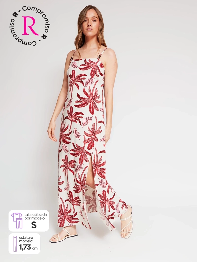 VESTIDO MUJER REGATTA LARGO TROPICAL