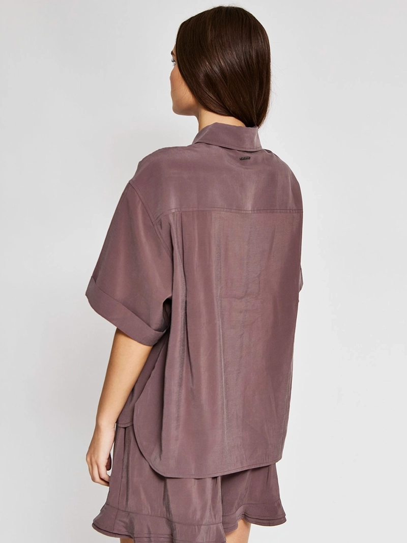 BLUSA MUJER BARBADOS MANGA CORTA FLUIDA - 2