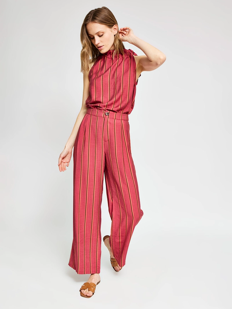 BLUSA MUJER REGATTA HALTER SIN MANGAS RAYAS - 4