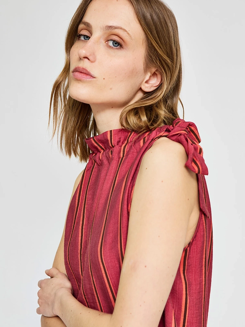 BLUSA MUJER REGATTA HALTER RAYAS - 5