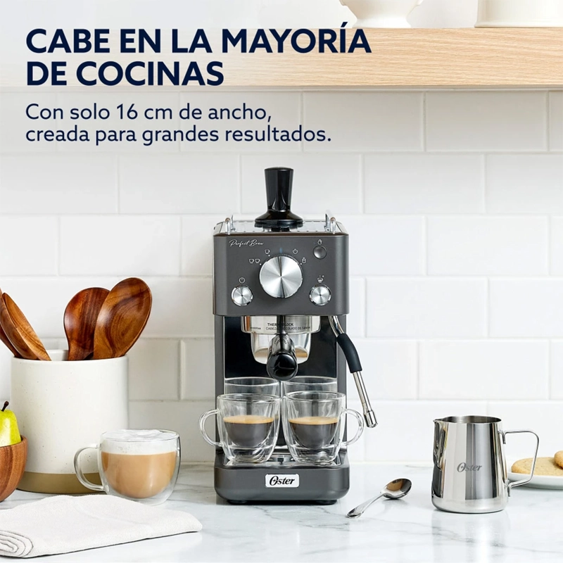 CAFETERA OSTER HIDROPRESIÓN PERFECT BREW COMPACTA 7201 - 7