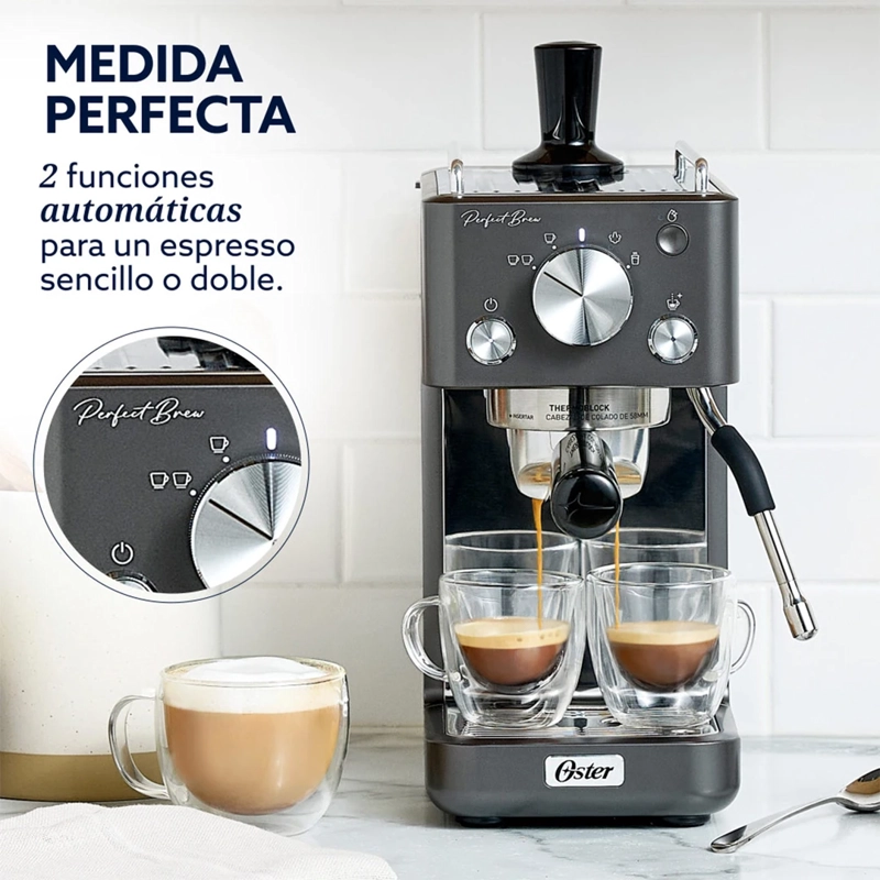 CAFETERA OSTER HIDROPRESIÓN PERFECT BREW COMPACTA 7201 - 9