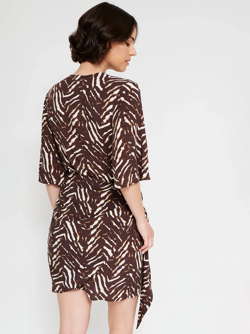 VESTIDO MUJER TATIENNE CORTO CRUZADO - 3