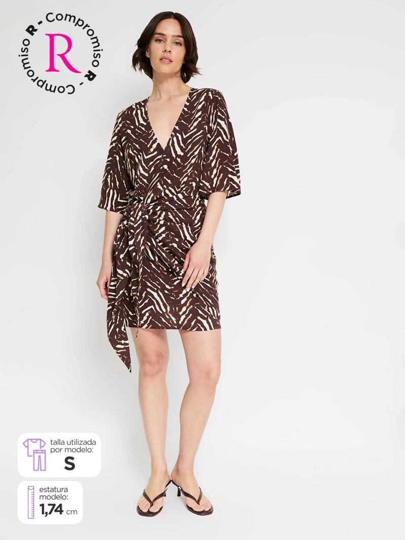 VESTIDO MUJER TATIENNE CORTO CRUZADO