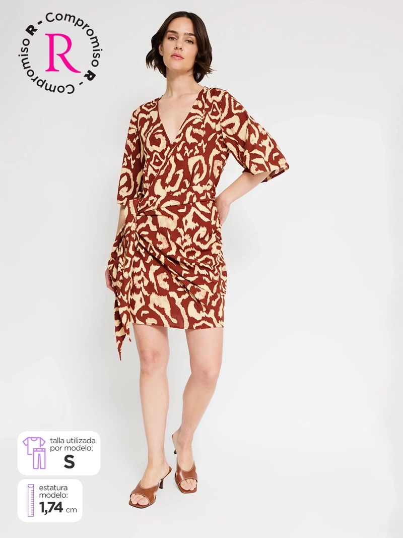 VESTIDO MUJER TATIENNE CORTO CRUZADO