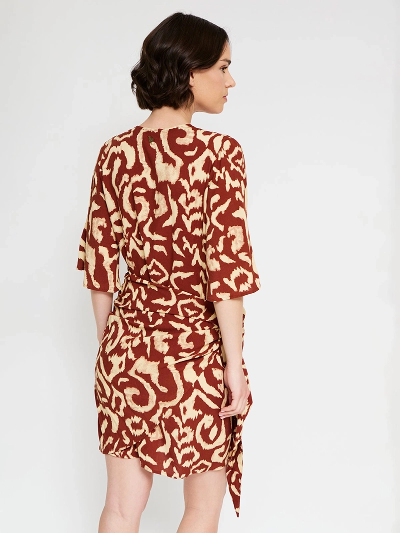 VESTIDO MUJER TATIENNE CORTO CRUZADO - 3