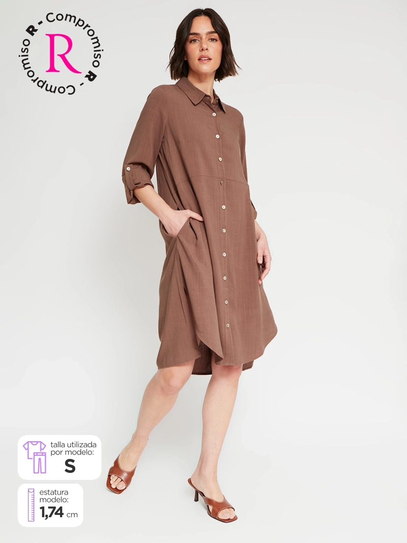 BLUSA MUJER TATIENNE CUELLO CAMISERO MANGA LARGA PRINT