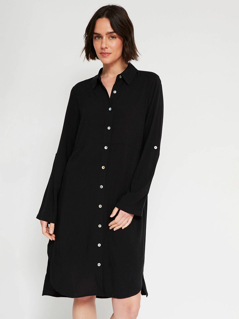 BLUSA MUJER TATIENNE CUELLO CAMISERO MANGA LARGA - 2