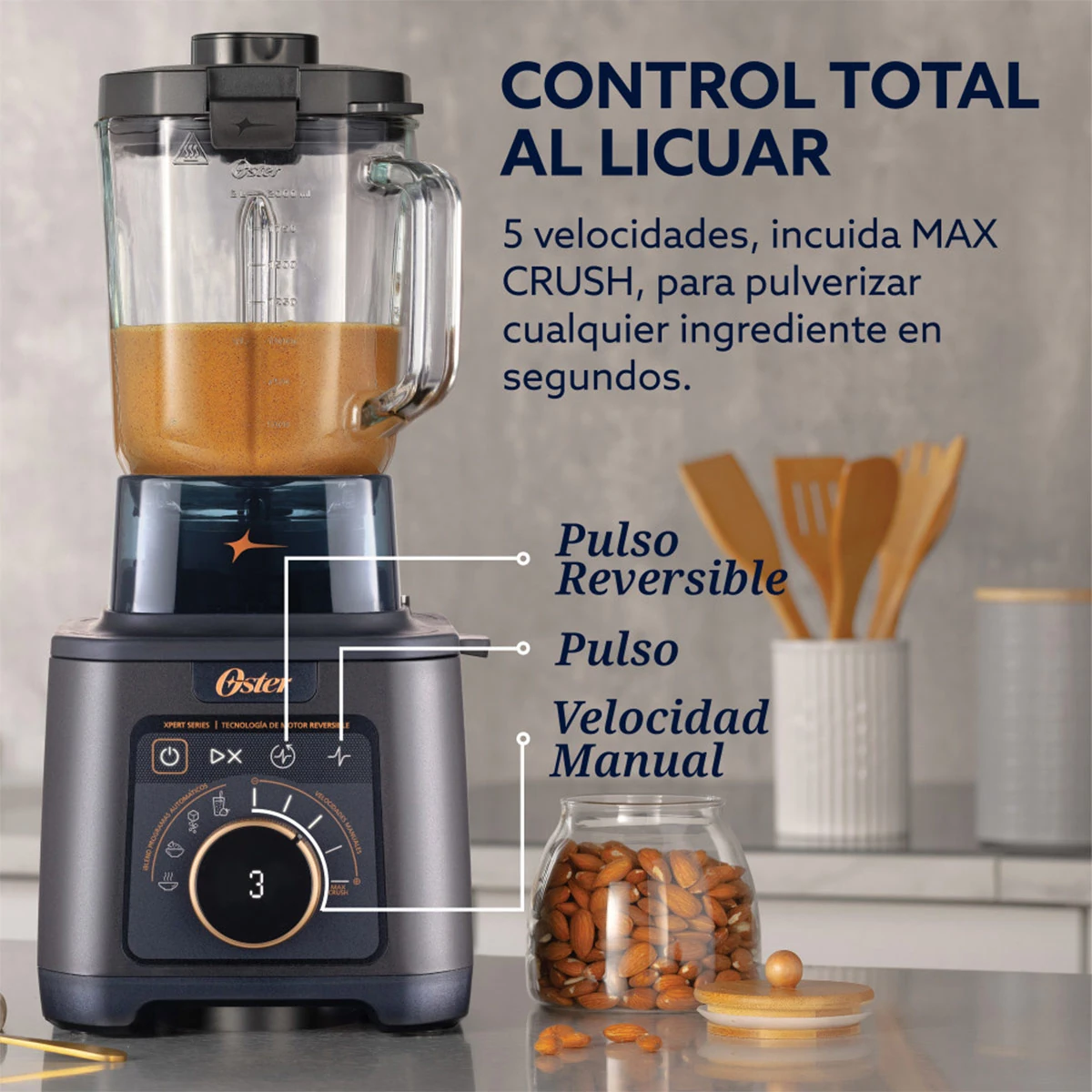 LICUADORA OSTER PROFESIONAL TITAN 2200W 2.5L - 5